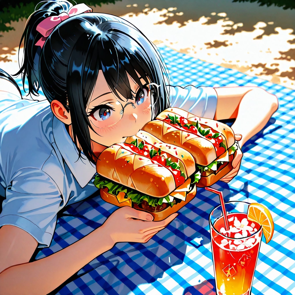 眼鏡ちゃんかぶりつく