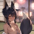 夏祭り中の旅館で 2枚目