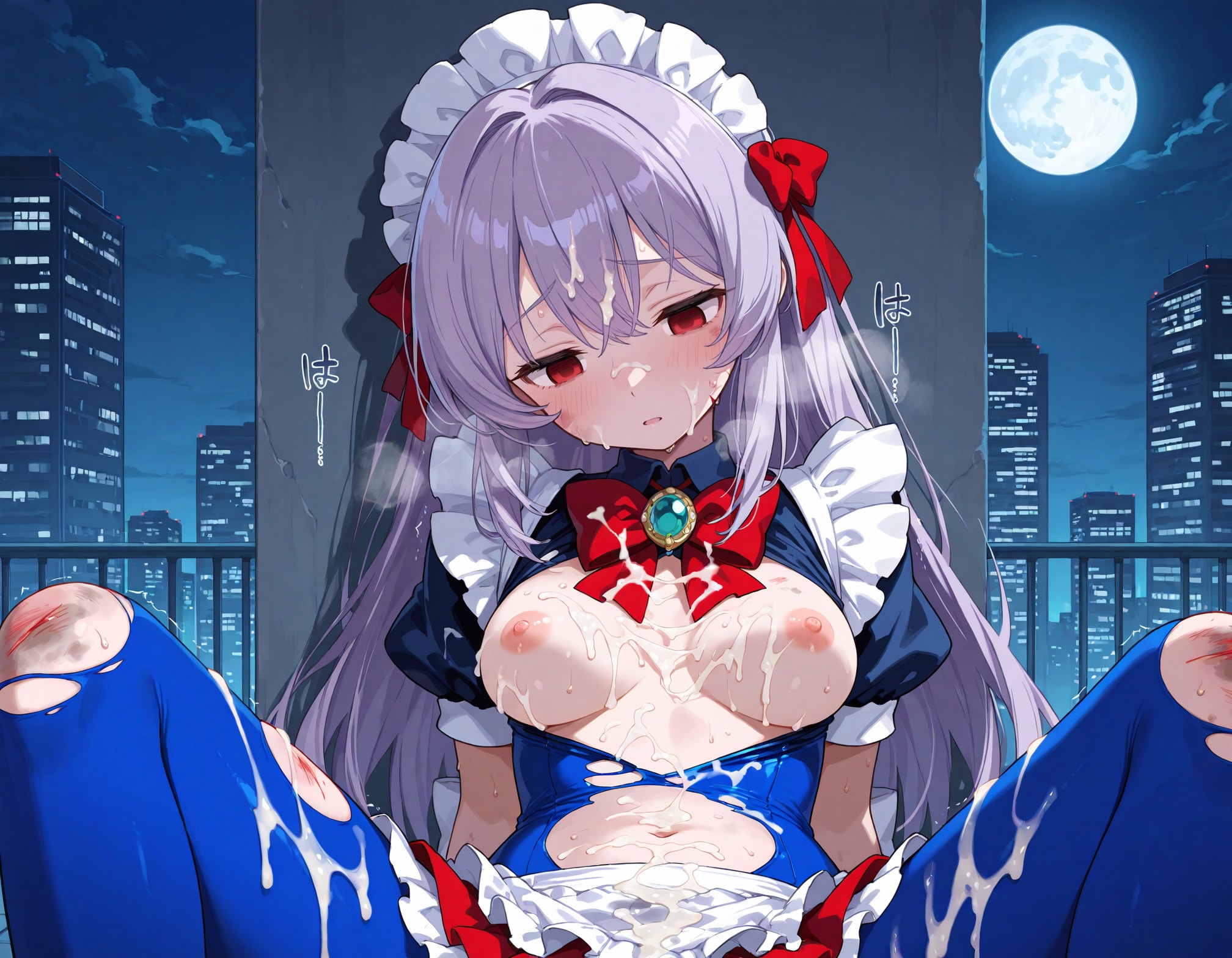 紫髪の魔法少女3