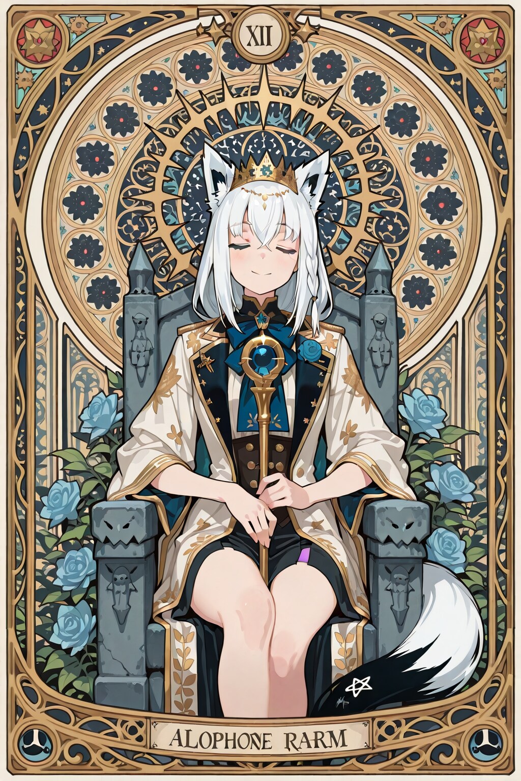タロット皇帝フブキ | の人気AIイラスト・グラビア