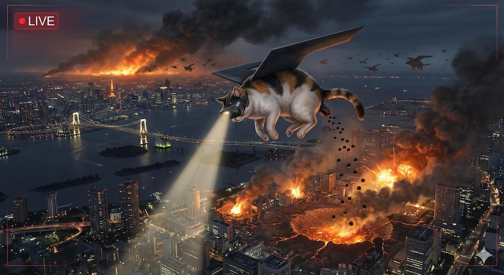 ネコさん爆撃機（汚）