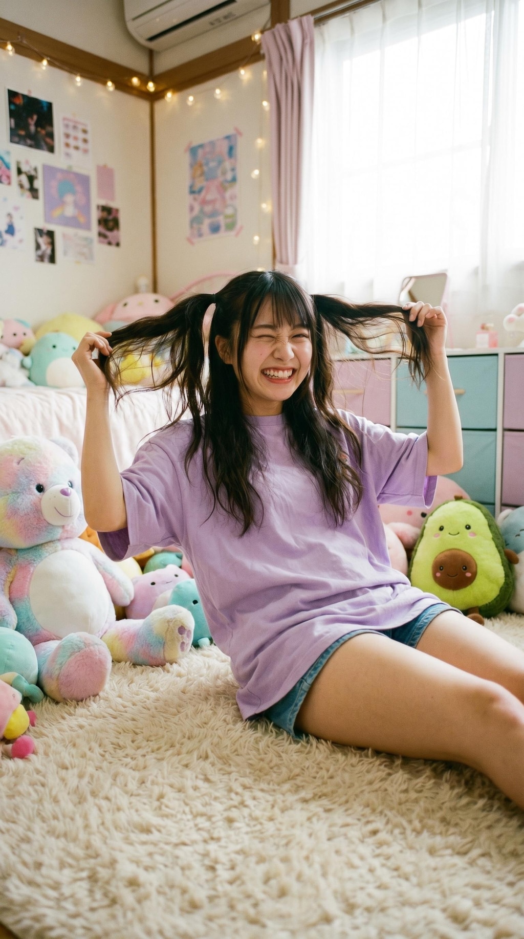 Twin-Tail Practice in a Room Full of Memories