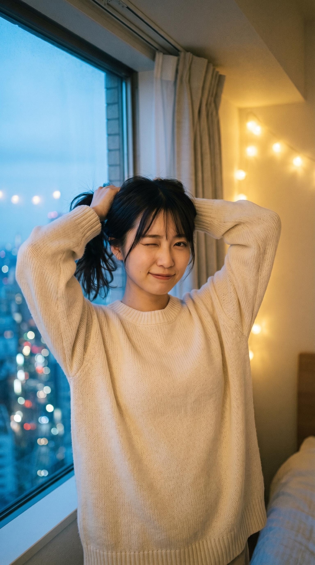 Twin-Tail Practice in a Room Full of Memories
