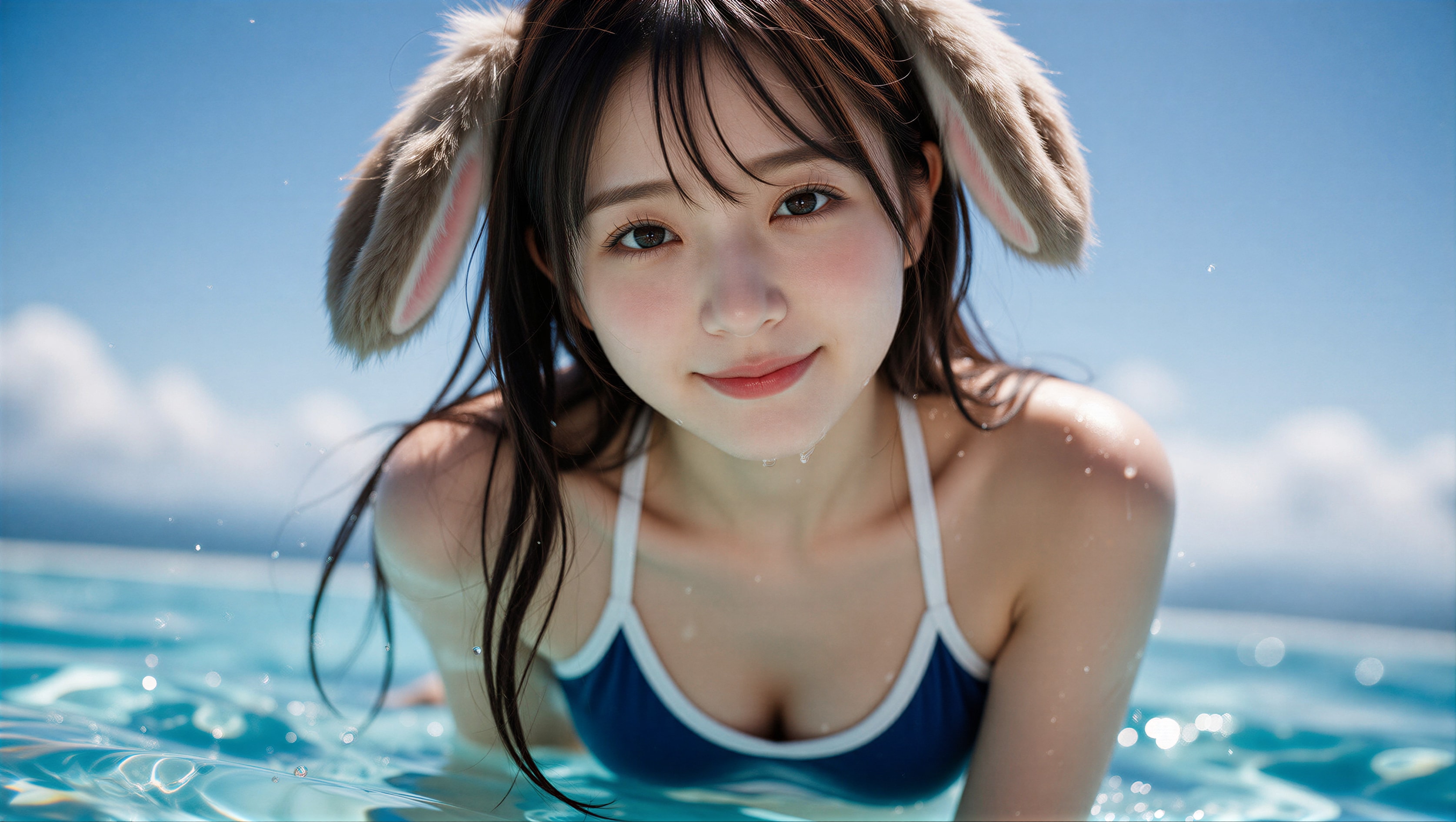 垂れ耳バニー水着