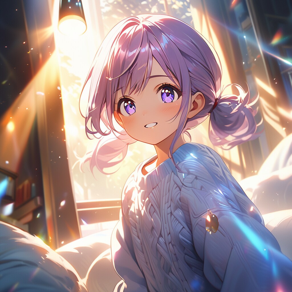 こんにちはー٩(*´︶`*)۶💜 | の人気AIイラスト・グラビア