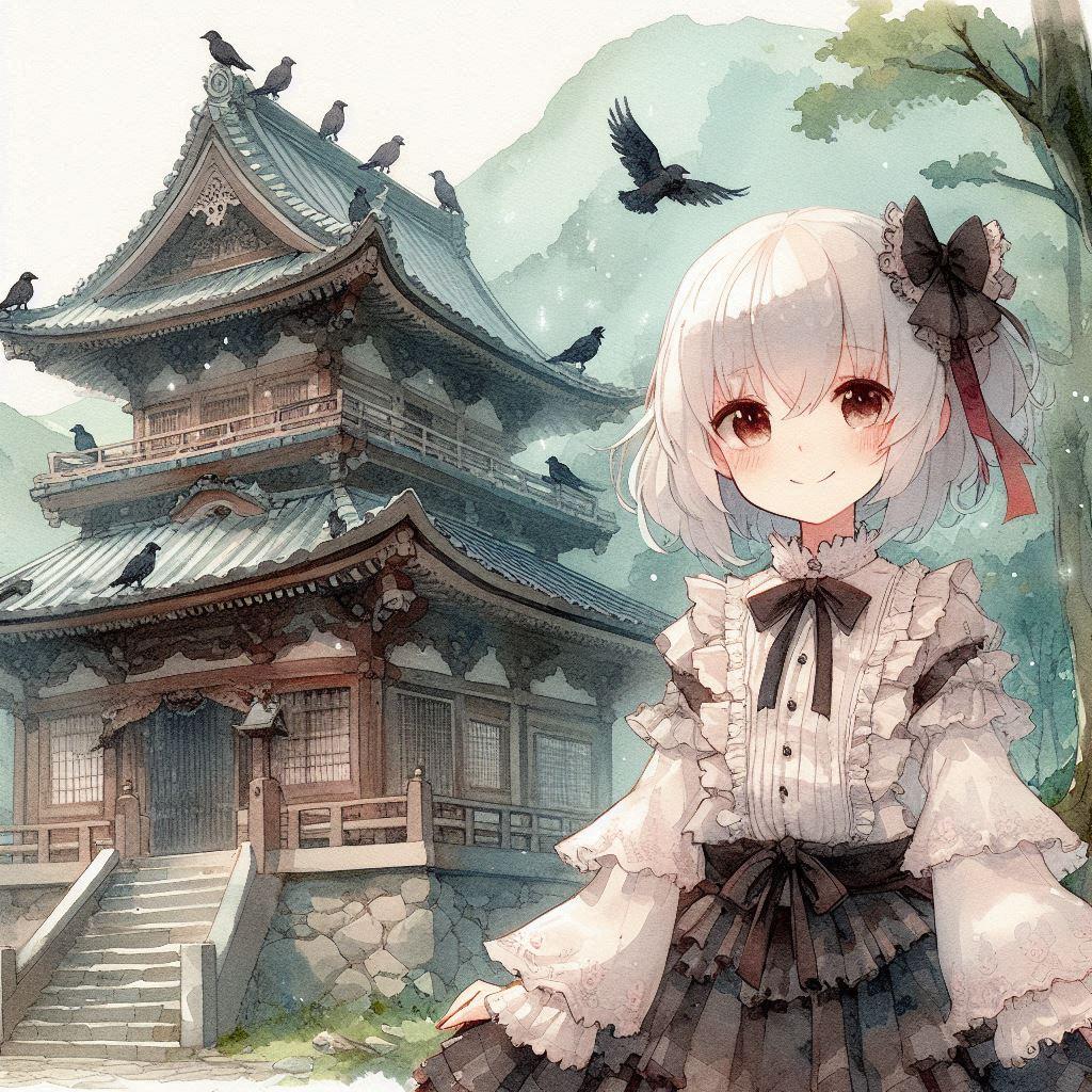 白髪の可愛い女の子【88】