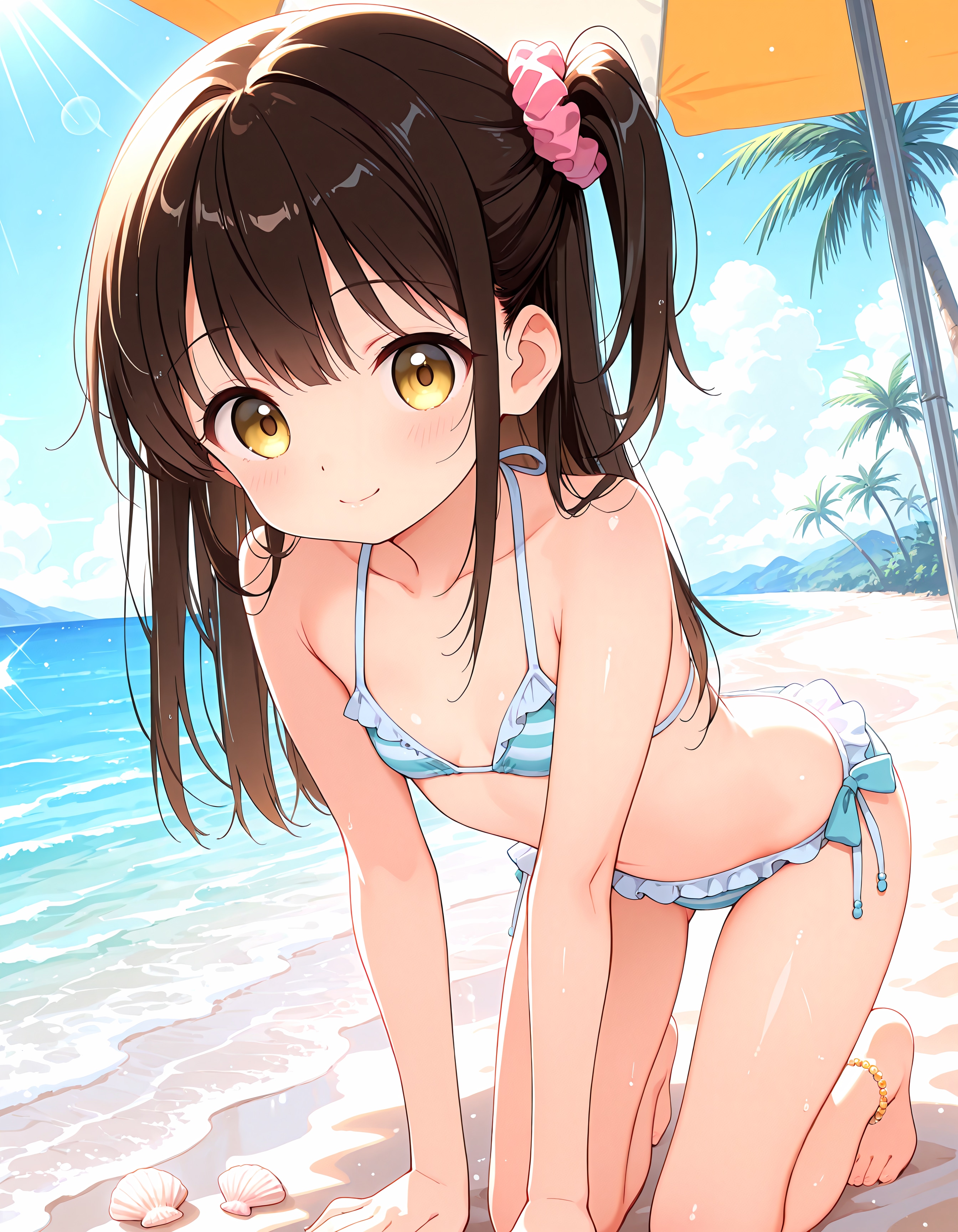 きらめく海辺の休日
