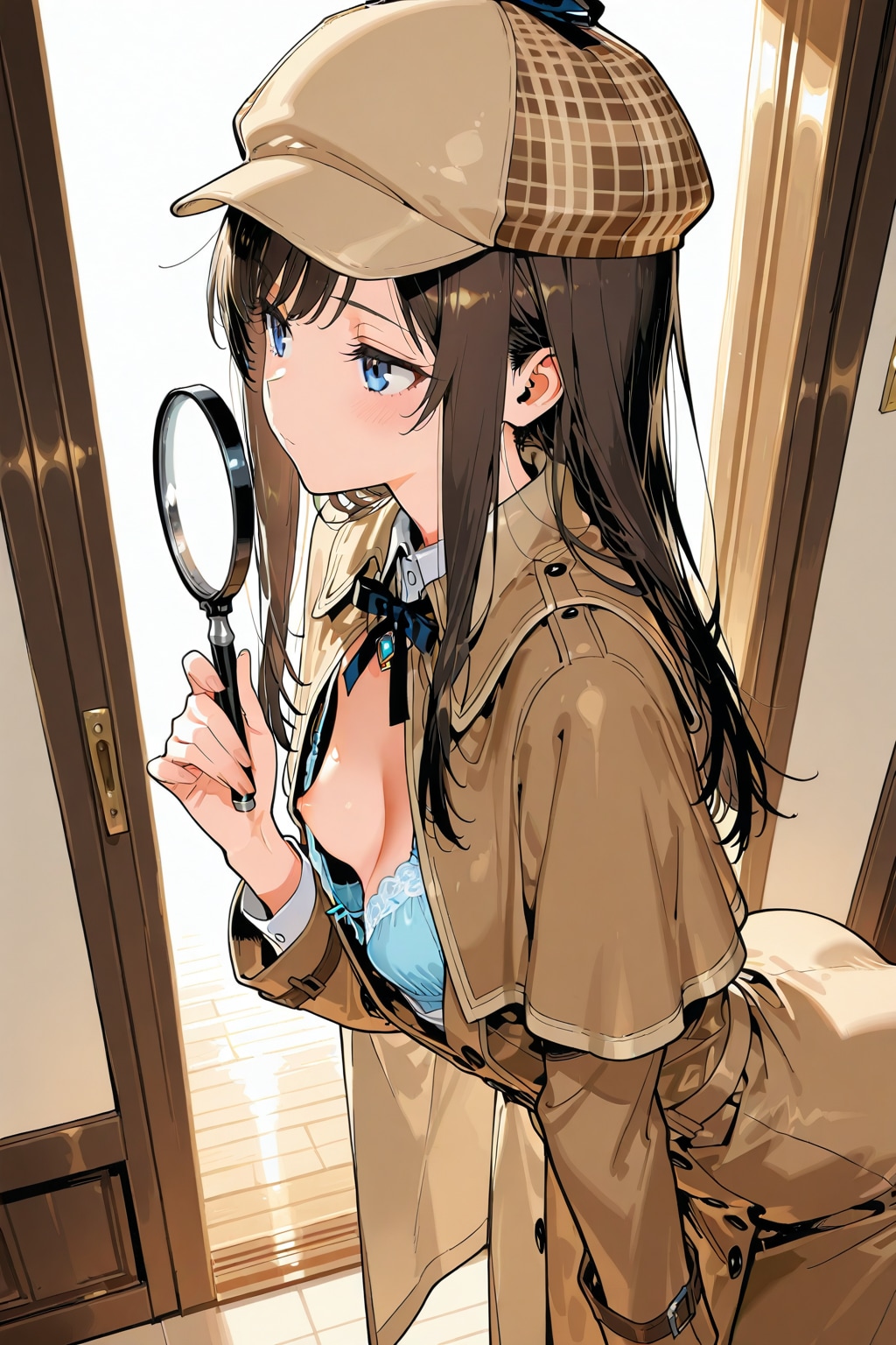 胸チラ探偵