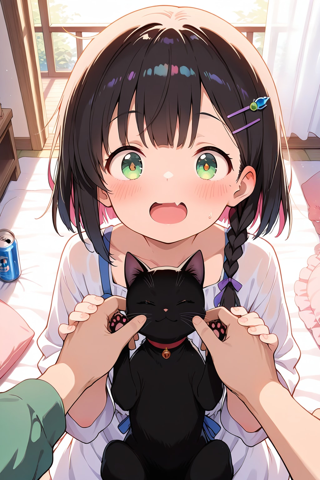 黒猫と彼女 | の人気AIイラスト・グラビア