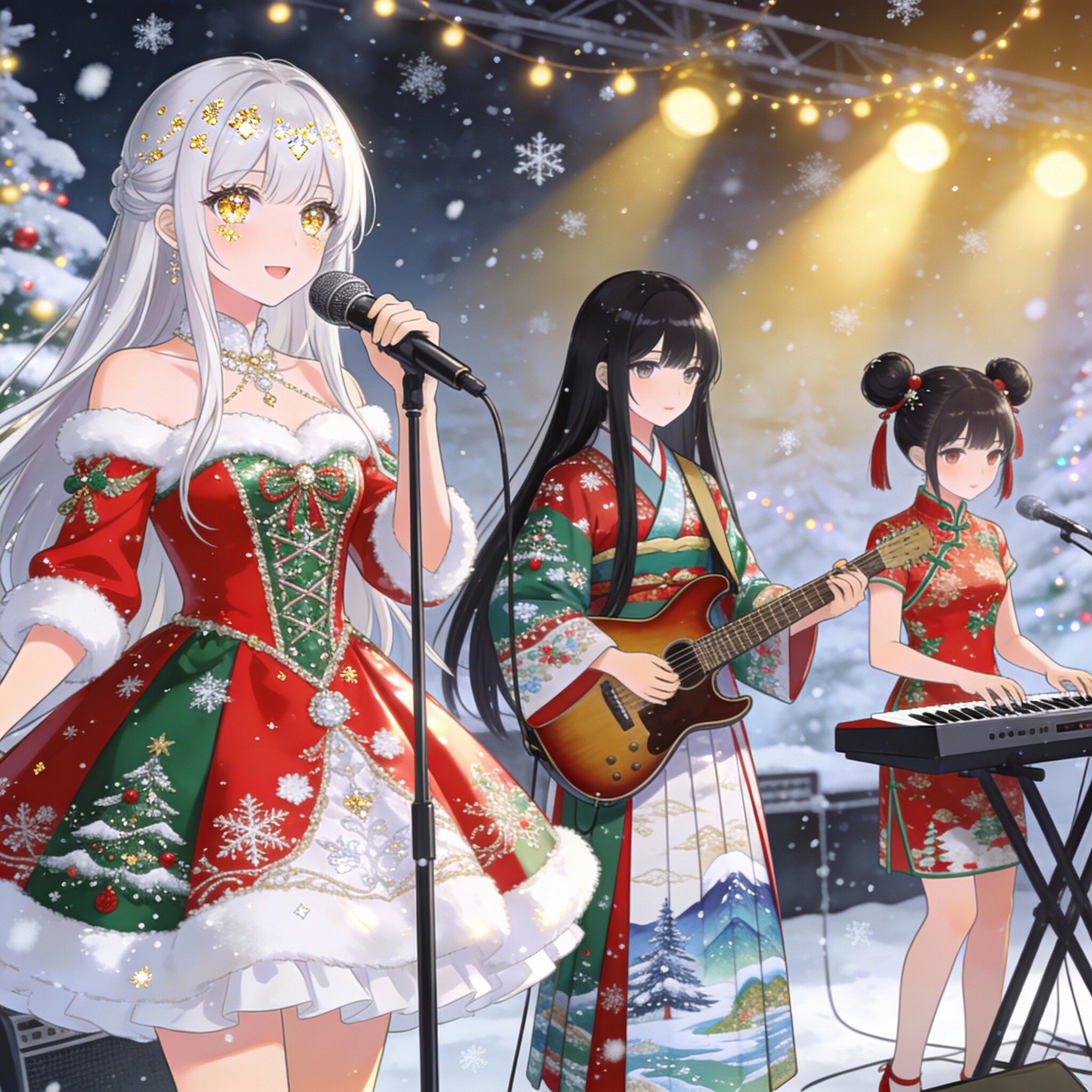 雪姫バンド「スノ―」 | の人気AIイラスト・グラビア