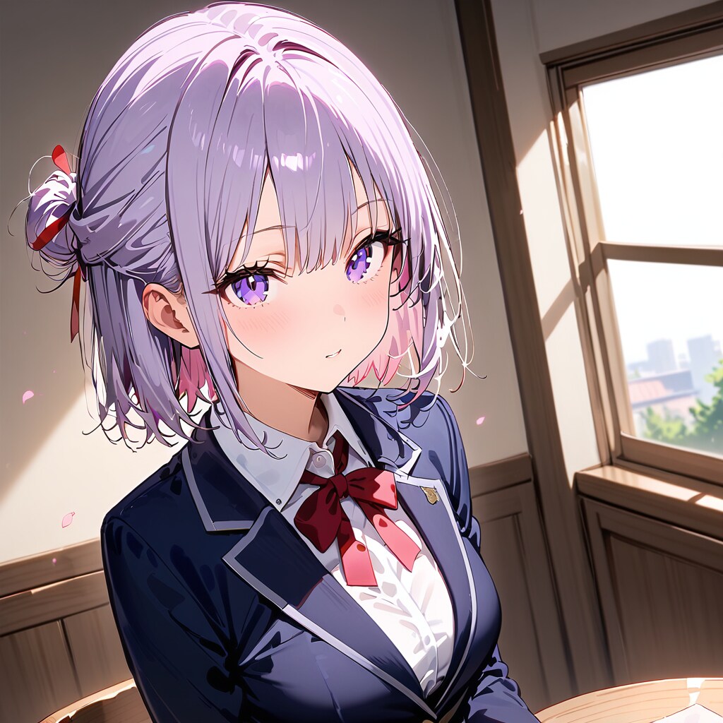 (841HQ)銀髪ちゃん卒業式