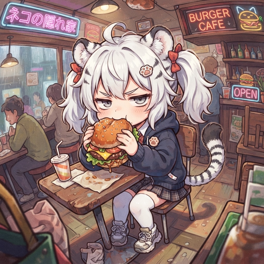 ネコの隠れ家バーガー