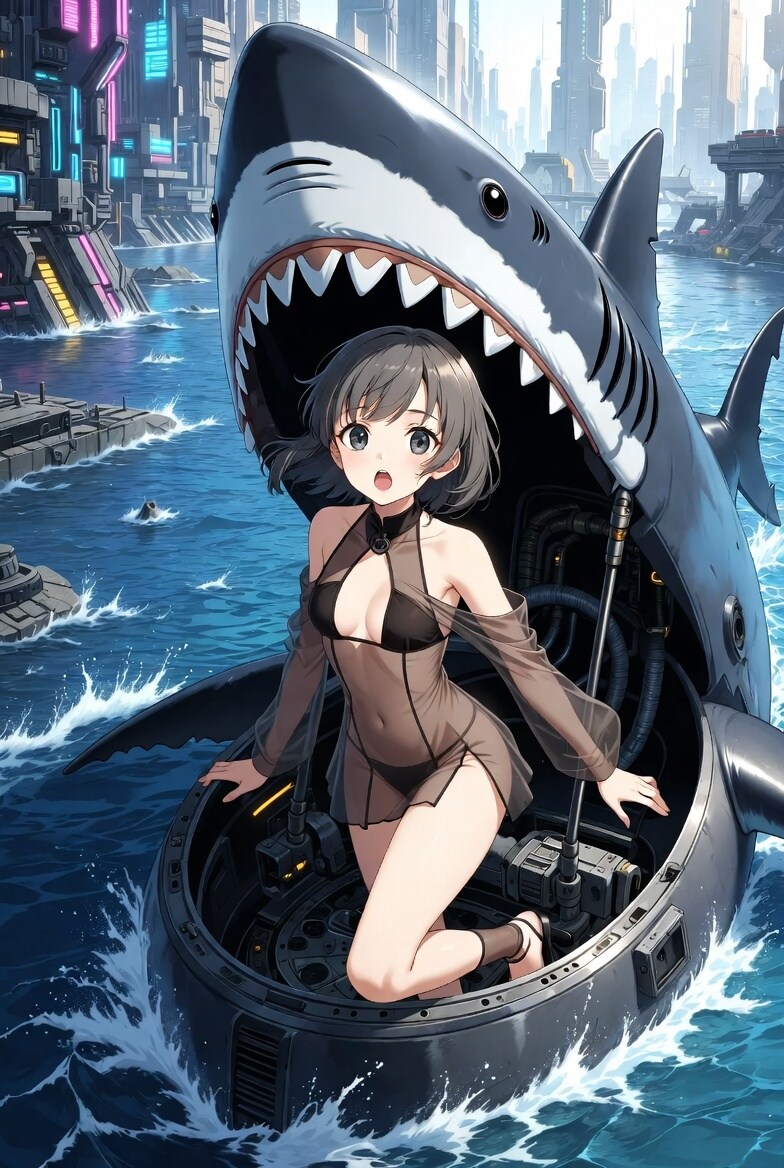 あ！危な・・・・・・くなーい、ただの潜水艦だった