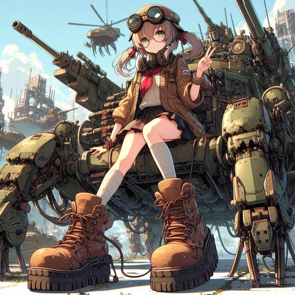 多脚戦車！それは終末世界を生きる美少女達の絶対的守護者！