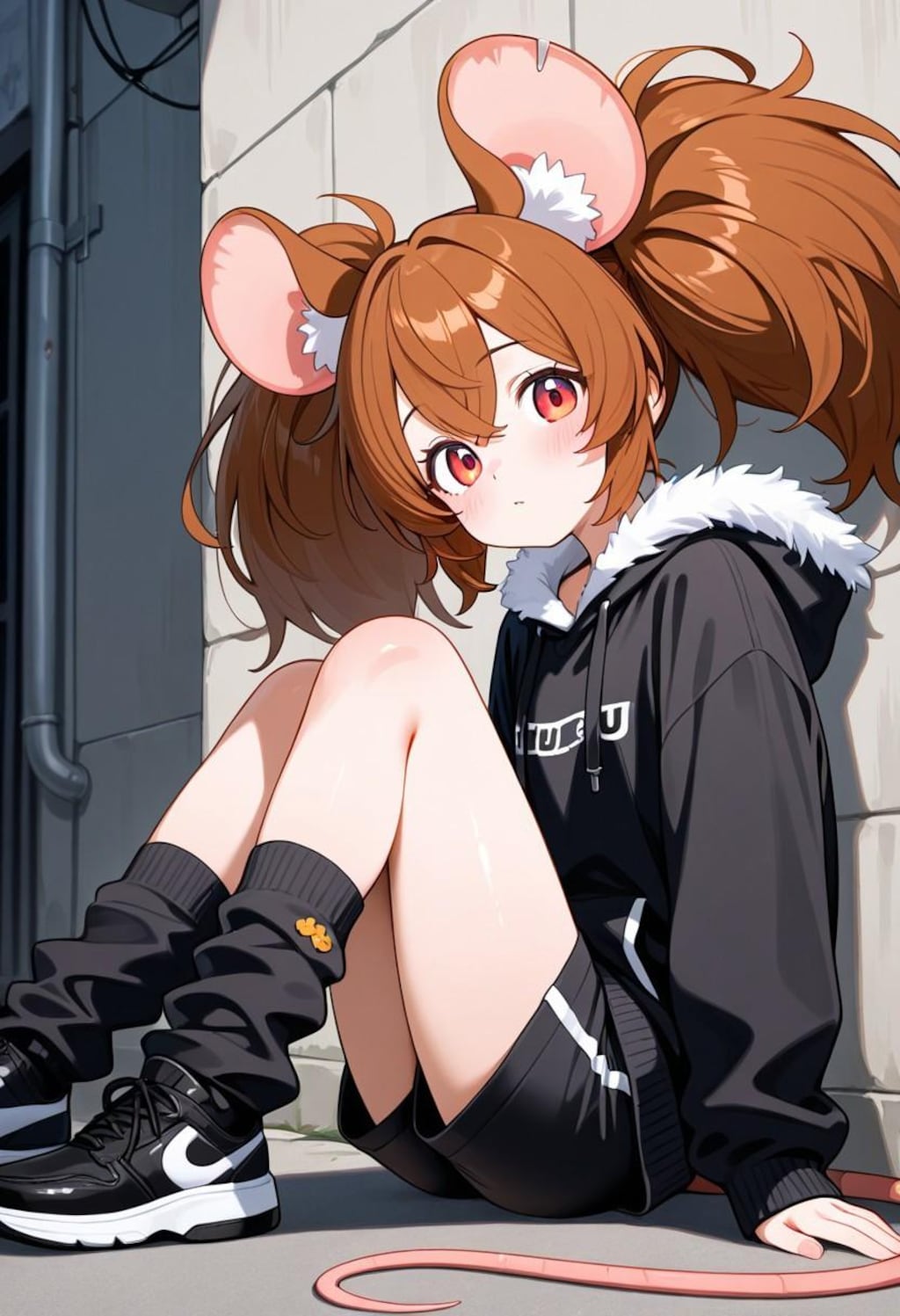 路上のネズミは...かわいいですか?