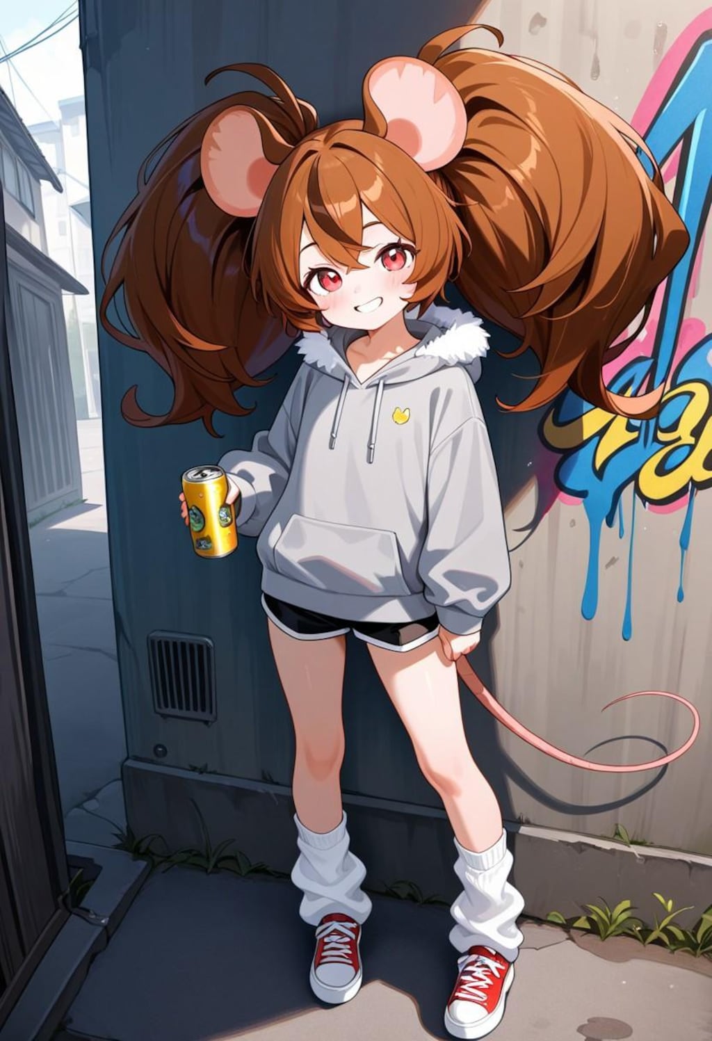 路上のネズミは...かわいいですか?