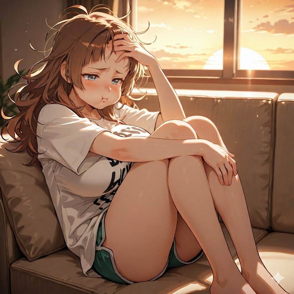 あ〰️あ　むくれちゃった😠