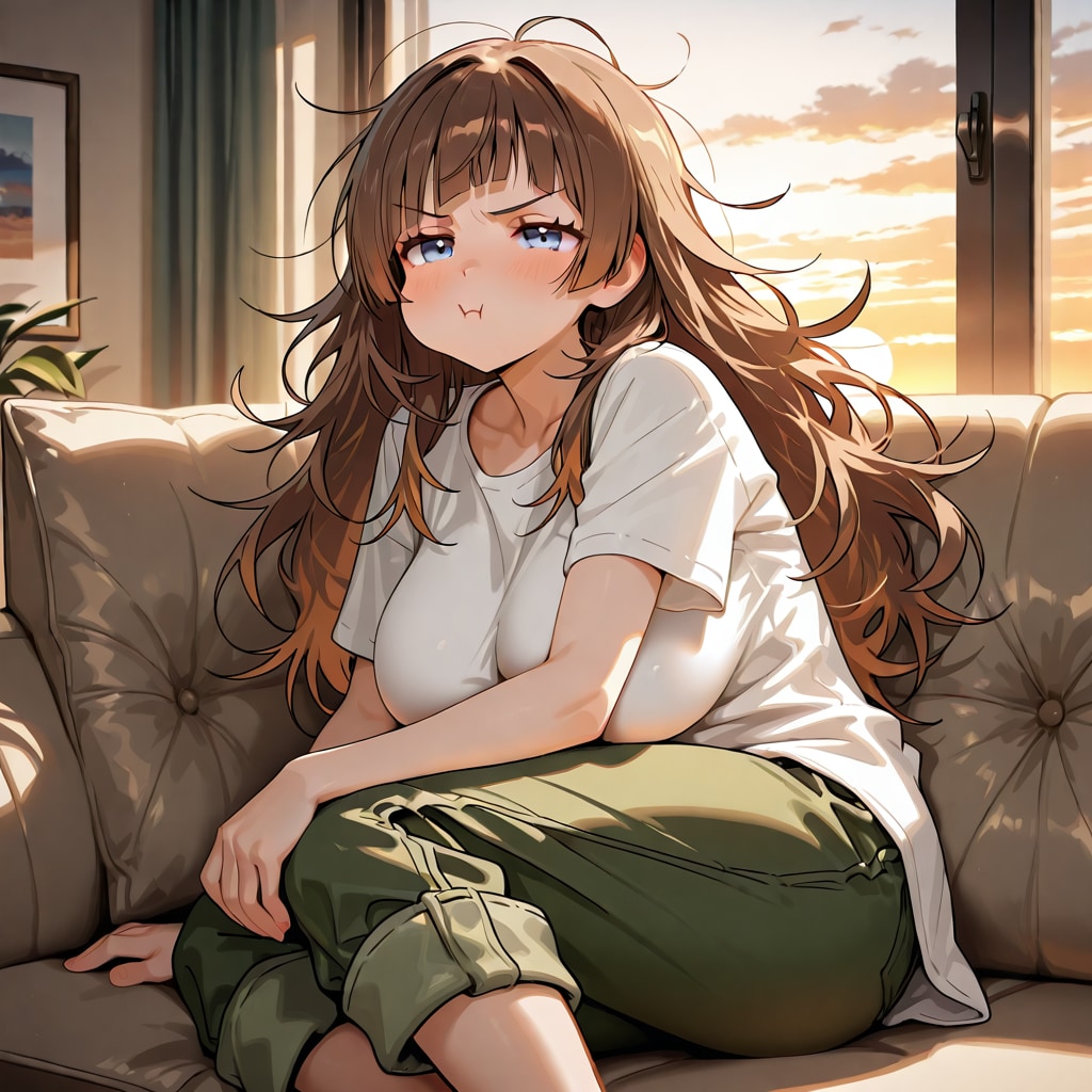 あ〰️あ　むくれちゃった😠
