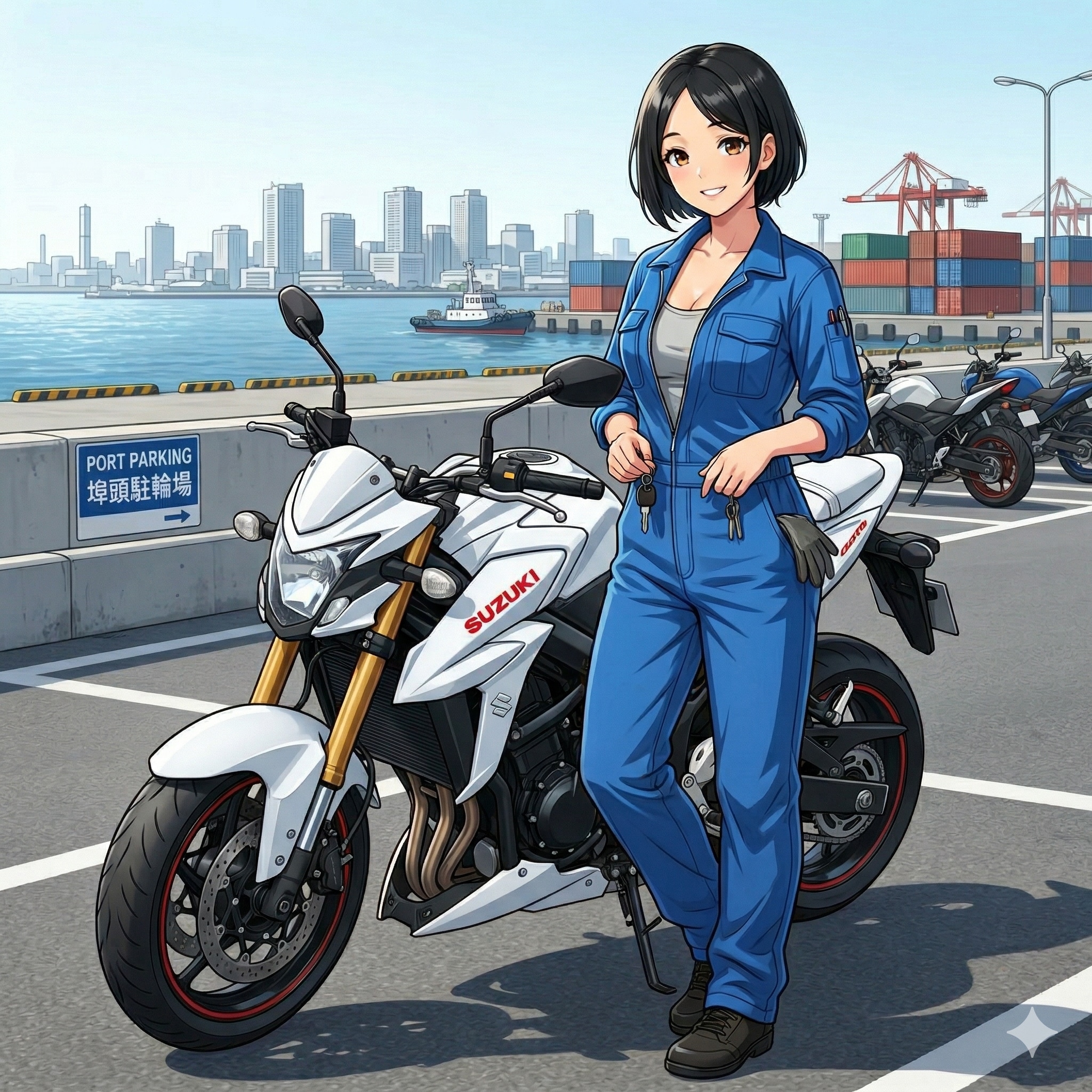 スズキ・GSR750 | の人気AIイラスト・グラビア
