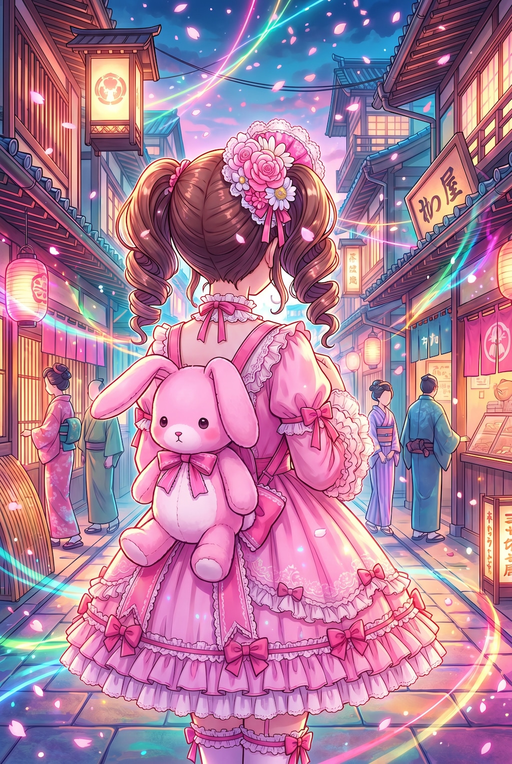 桃花綾羅の街角