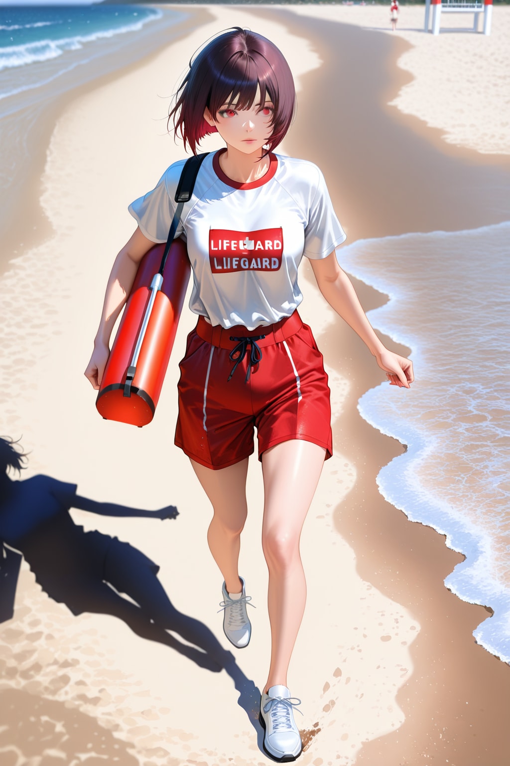 ライフガードのお姉さん