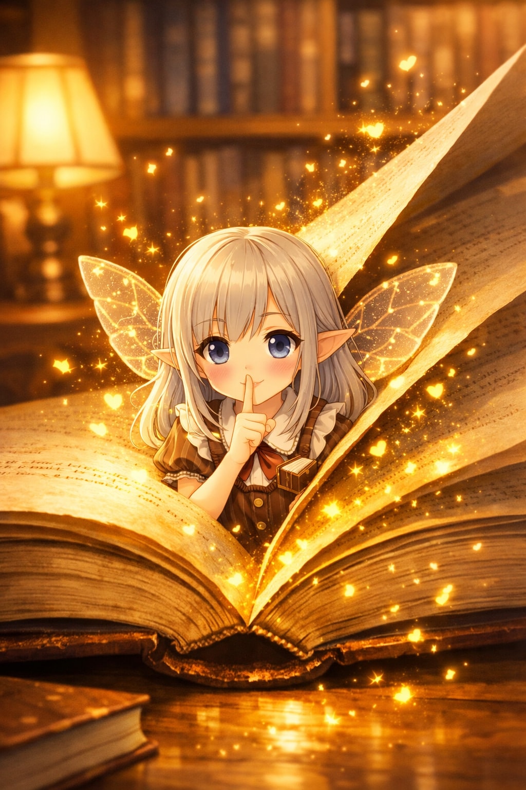 図書館の妖精　ページをめくると現れる小さな司書さん