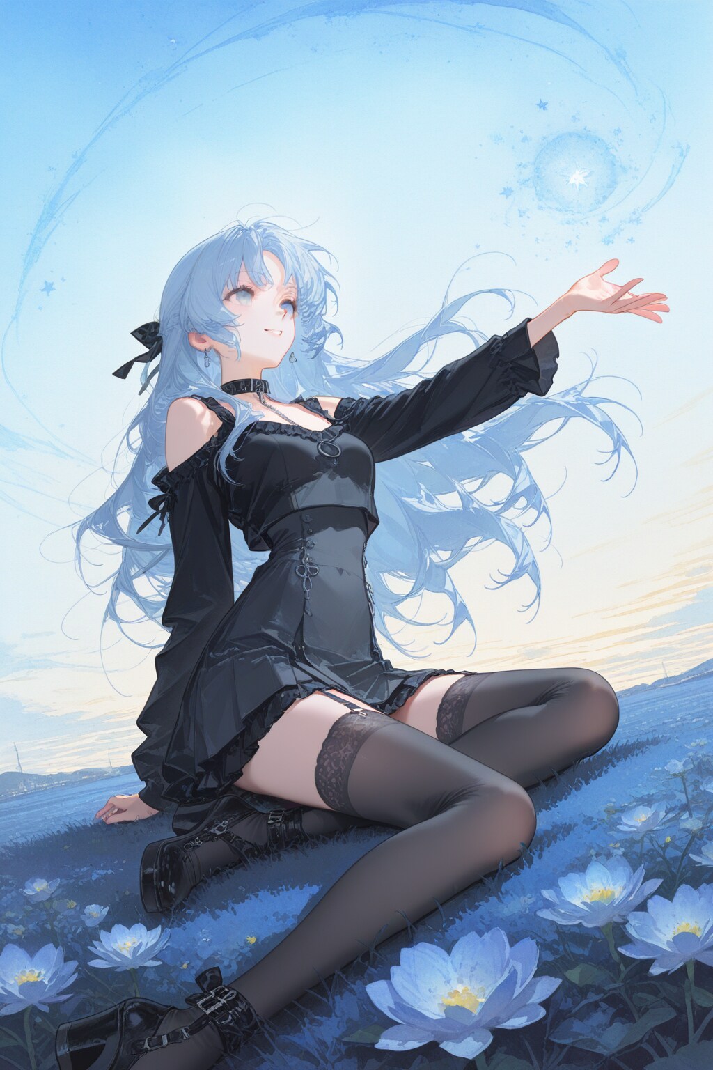 空と戯れる | の人気AIイラスト・グラビア