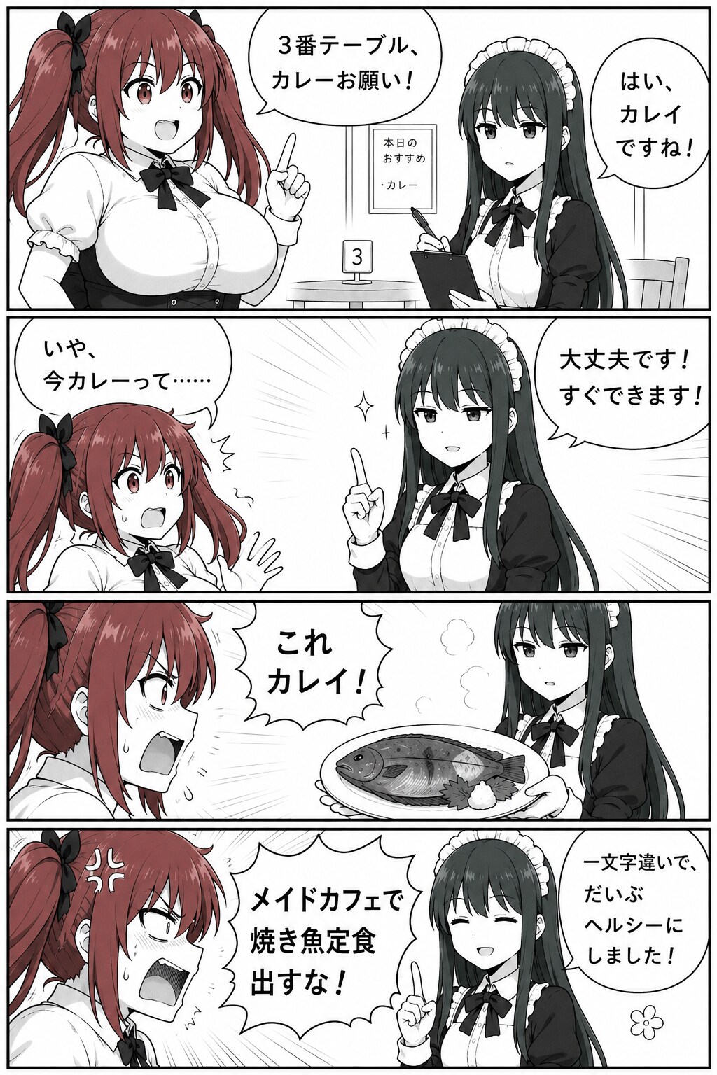 カレーとカレイ