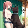 少女好きワンちゃん 2枚目