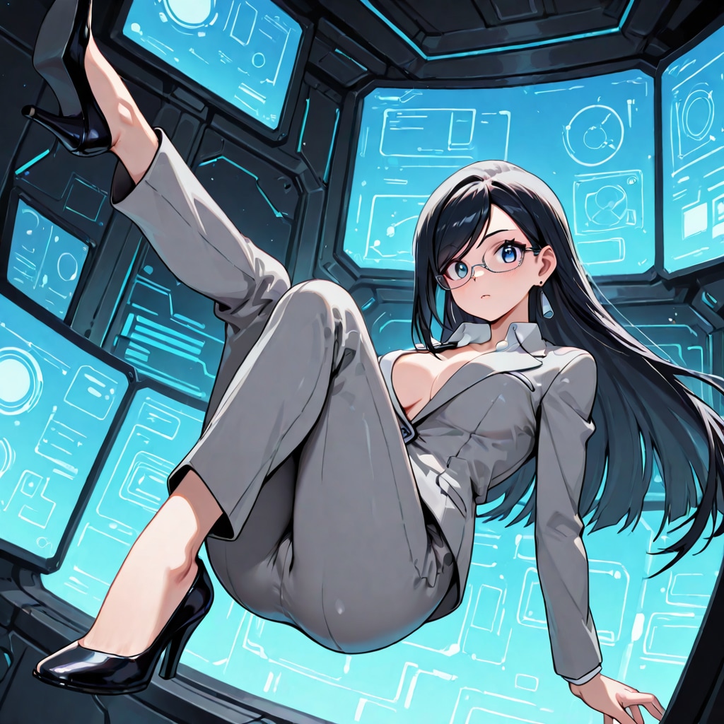 宇宙に漂う（月子）