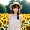 ひまわり畑（１人） No.2 11枚目