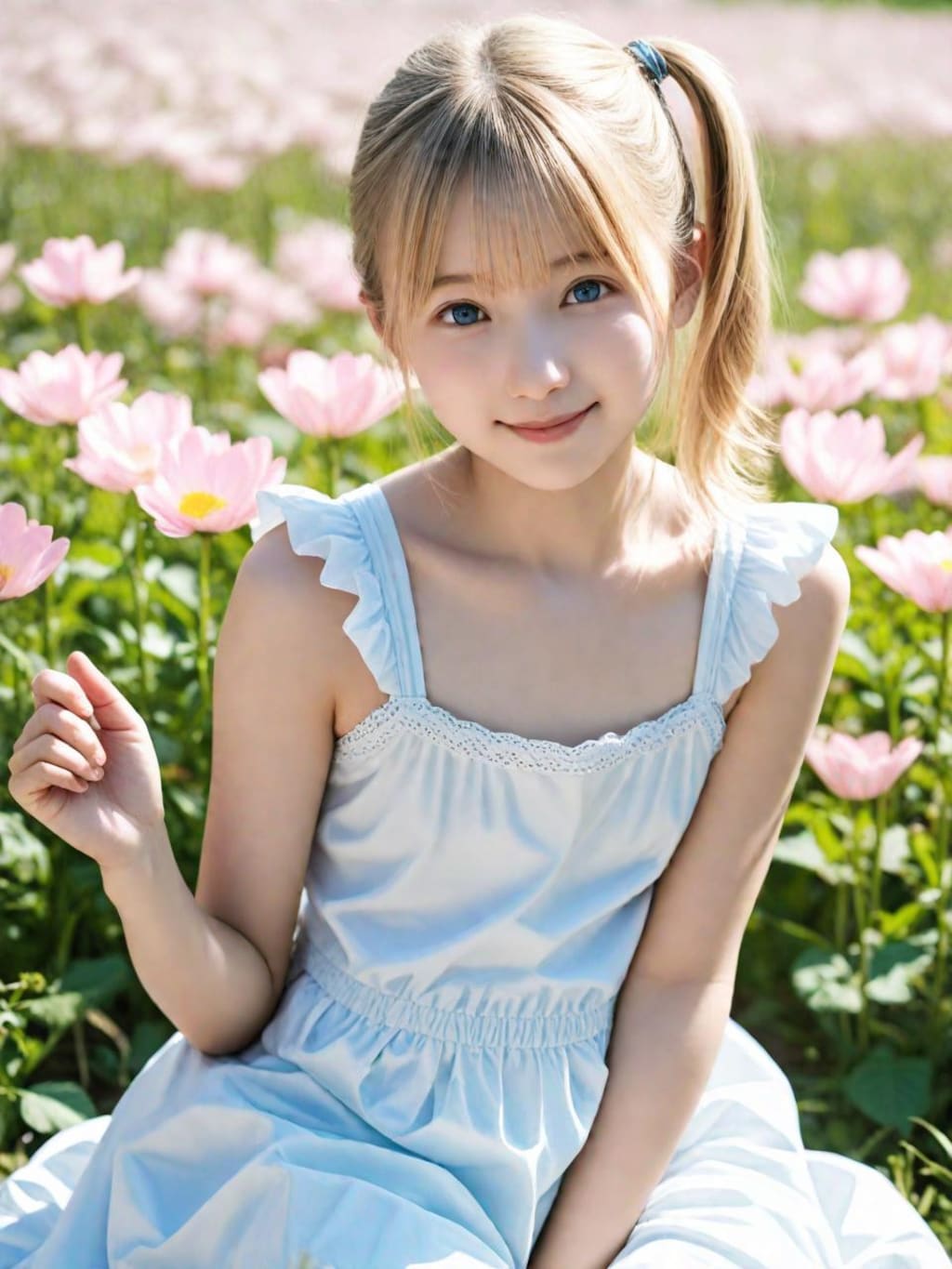 金髪ワンピース