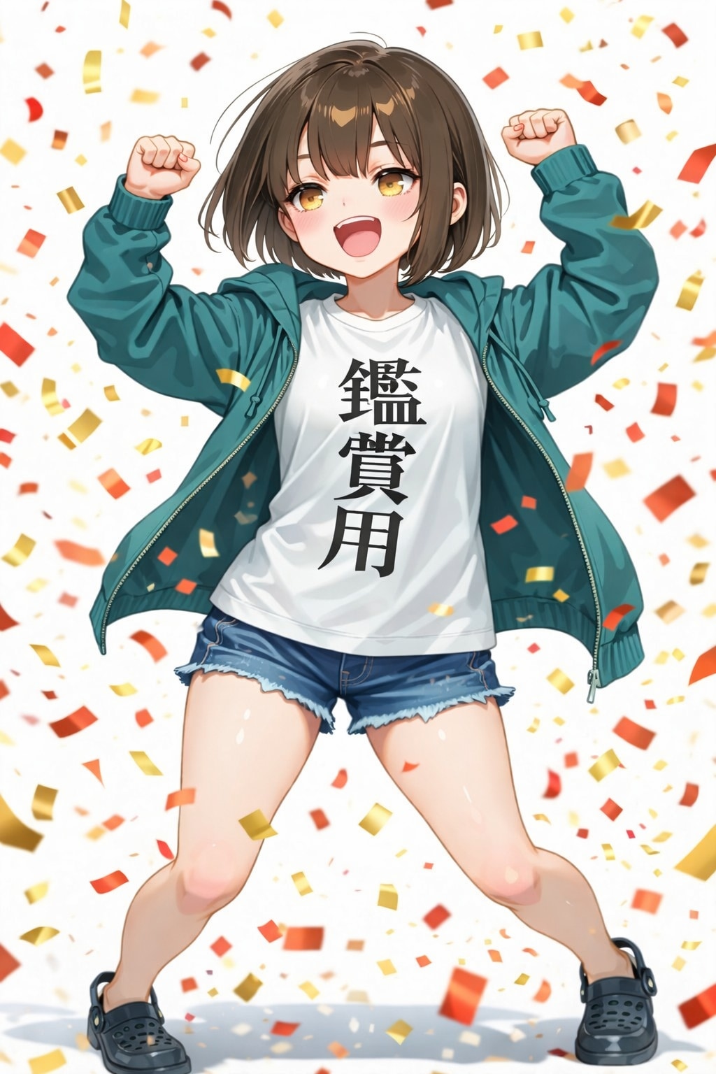 文字ティー。