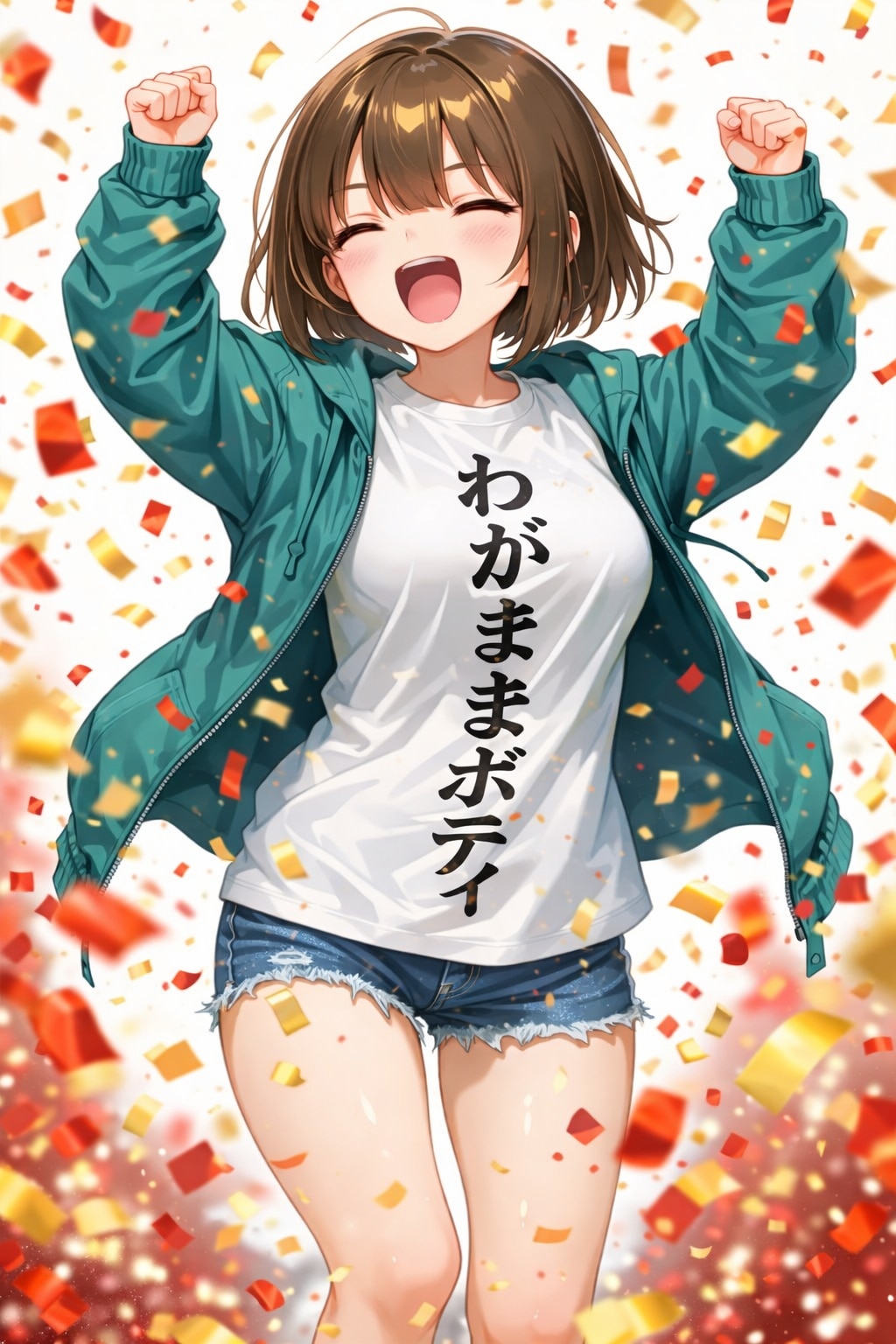 文字ティー。
