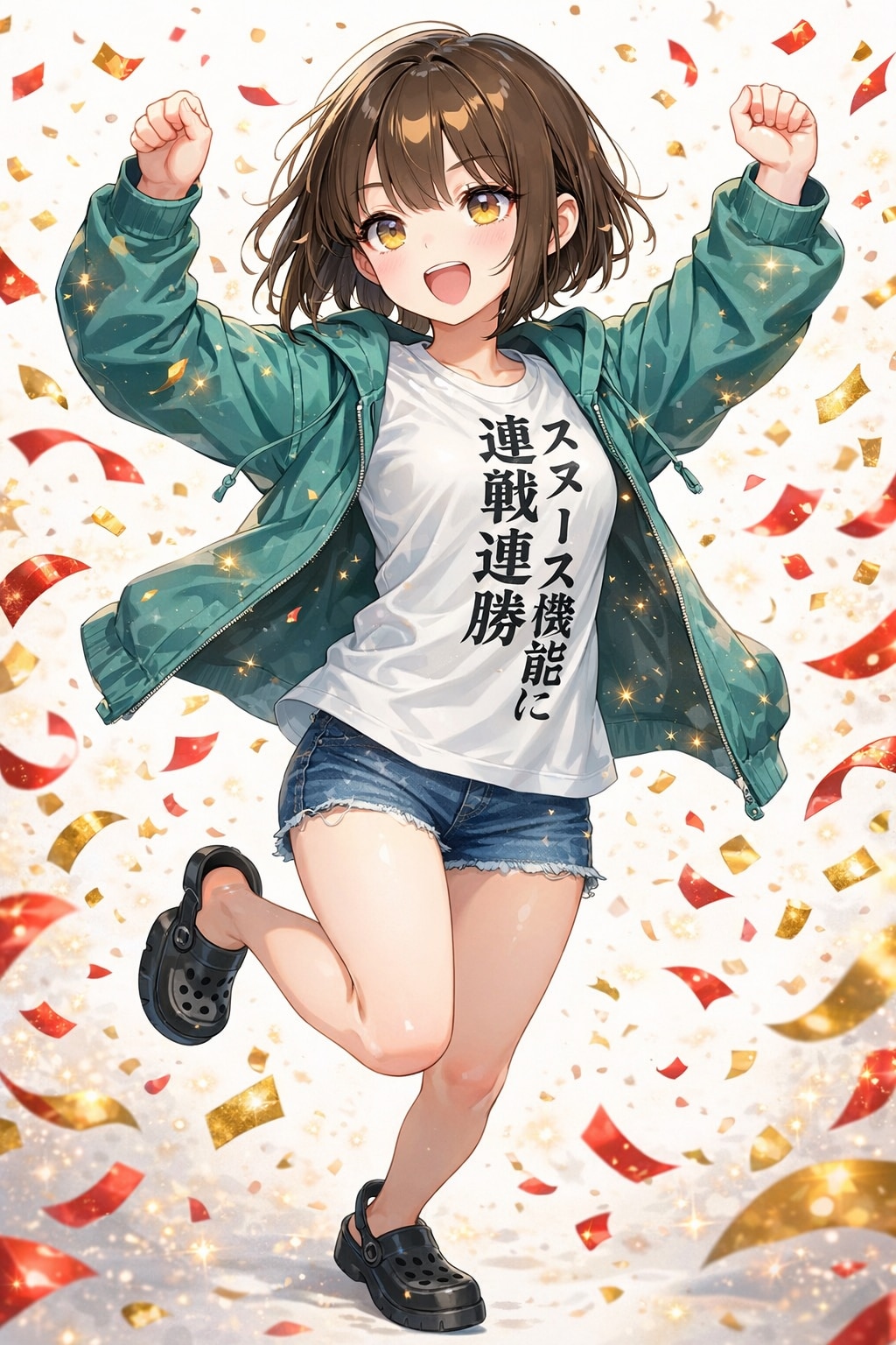 文字ティー。
