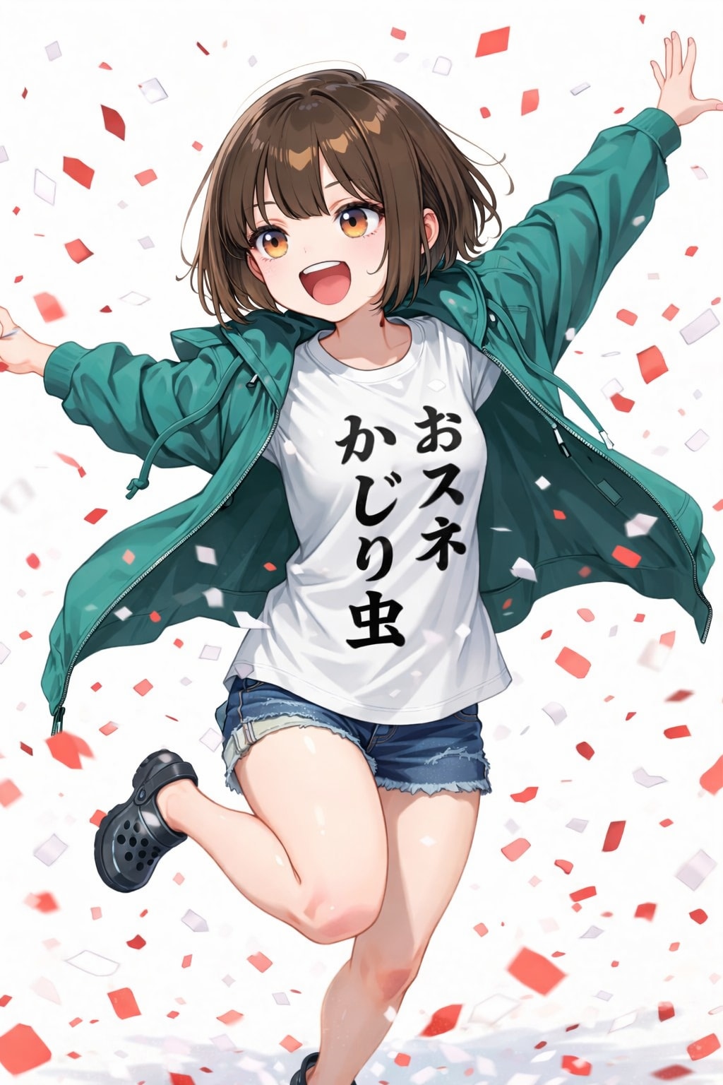 文字ティー。