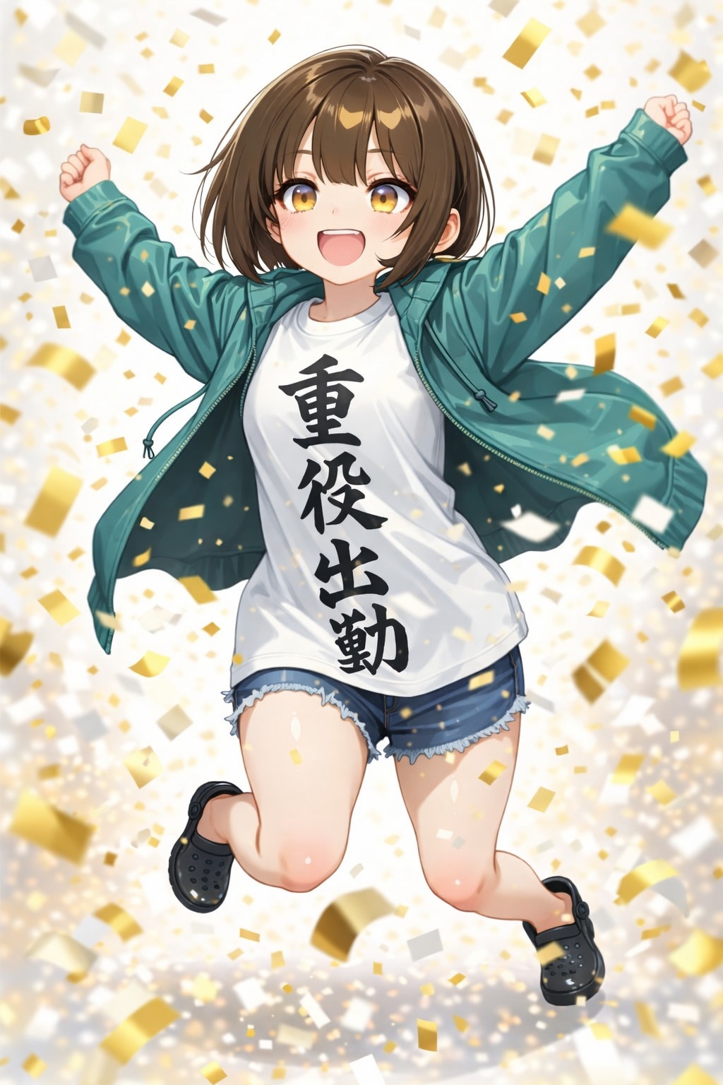 文字ティー。