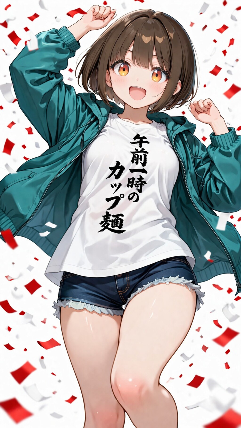 文字ティー。