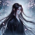 長髪着物男子 2枚目