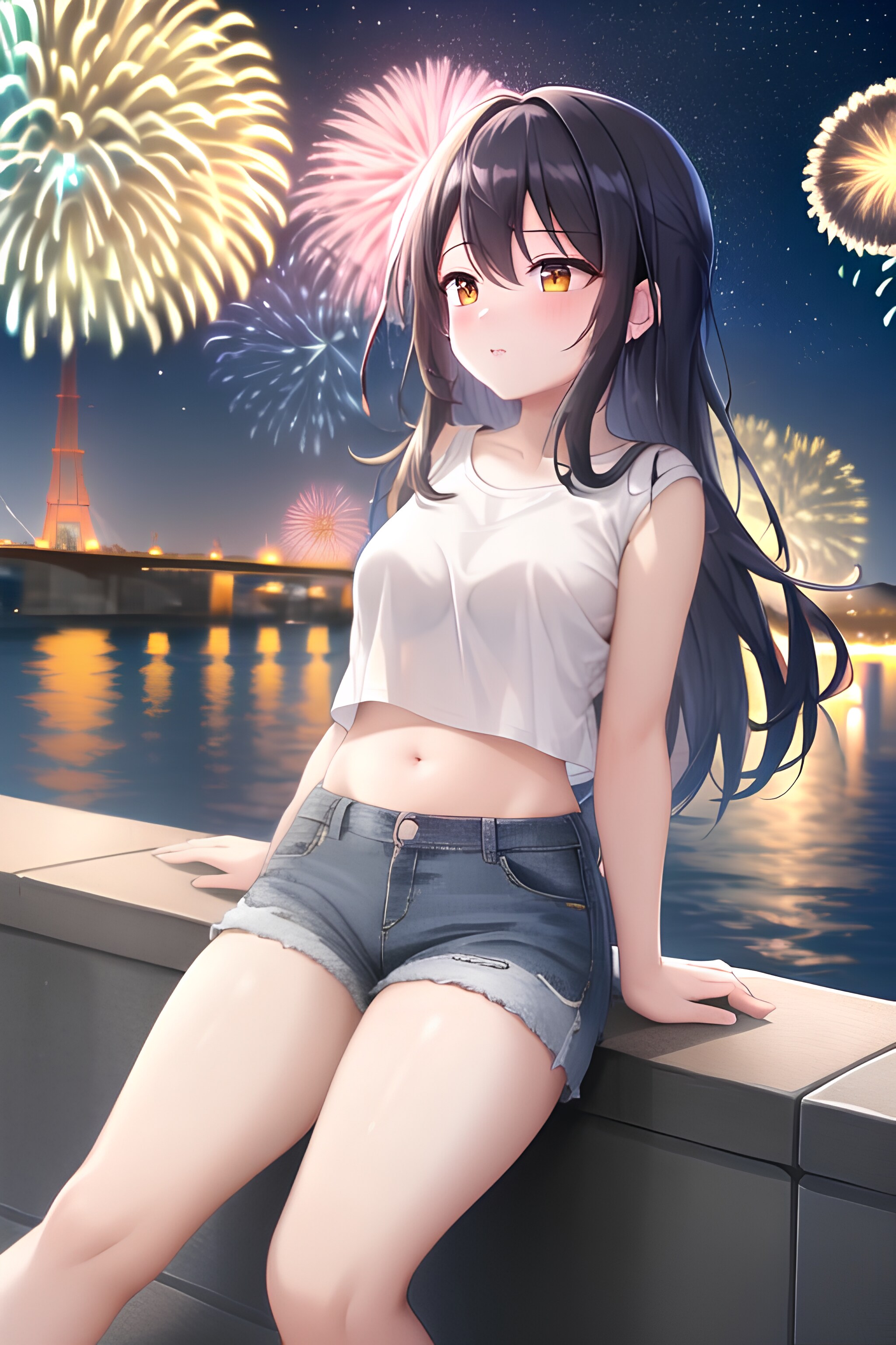 花火と少女