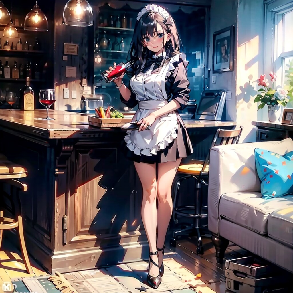 バーのエプロン