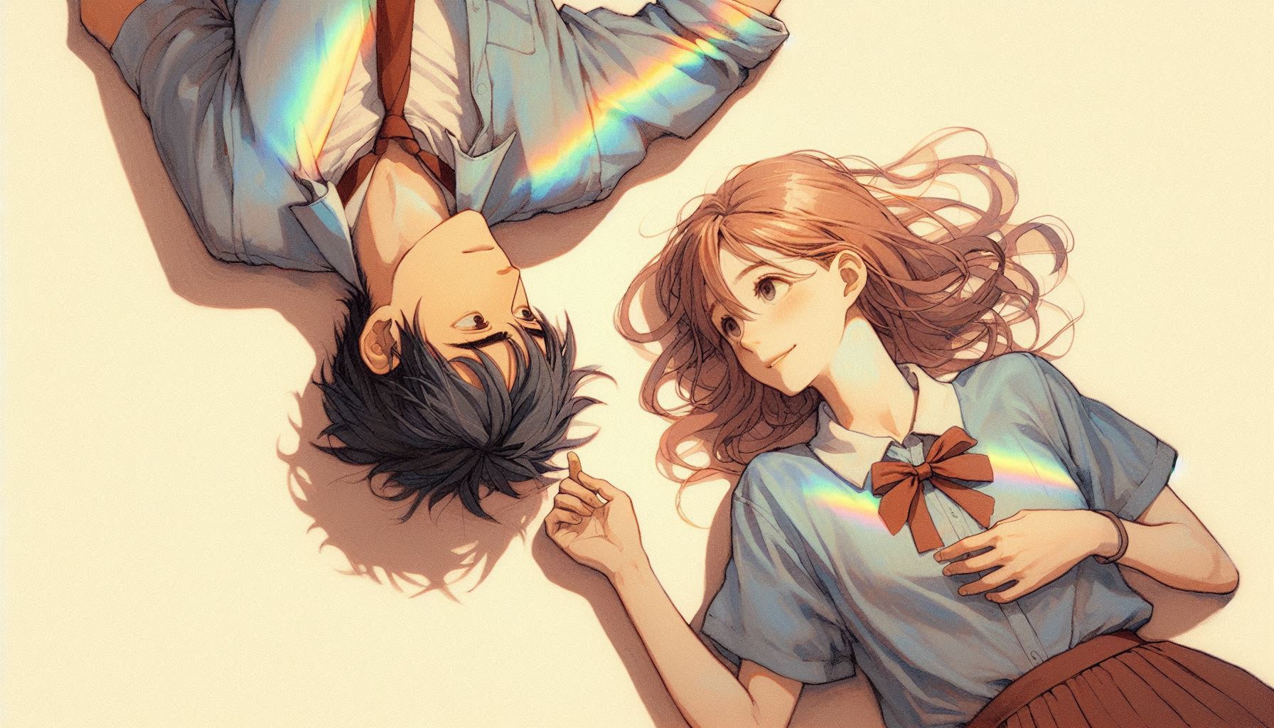 一緒にいると楽しい事に理由なんてなくて | の人気AIイラスト・グラビア