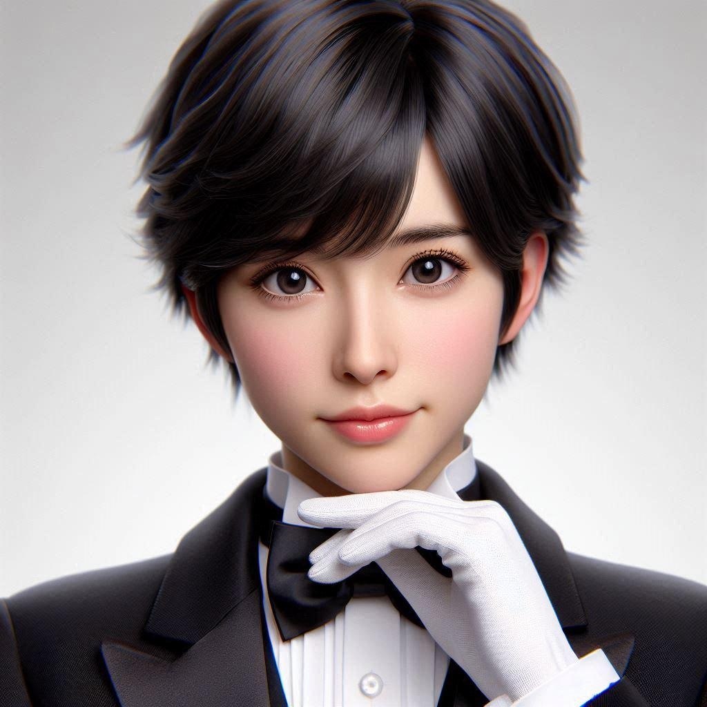 執事ちゃんのショートカット