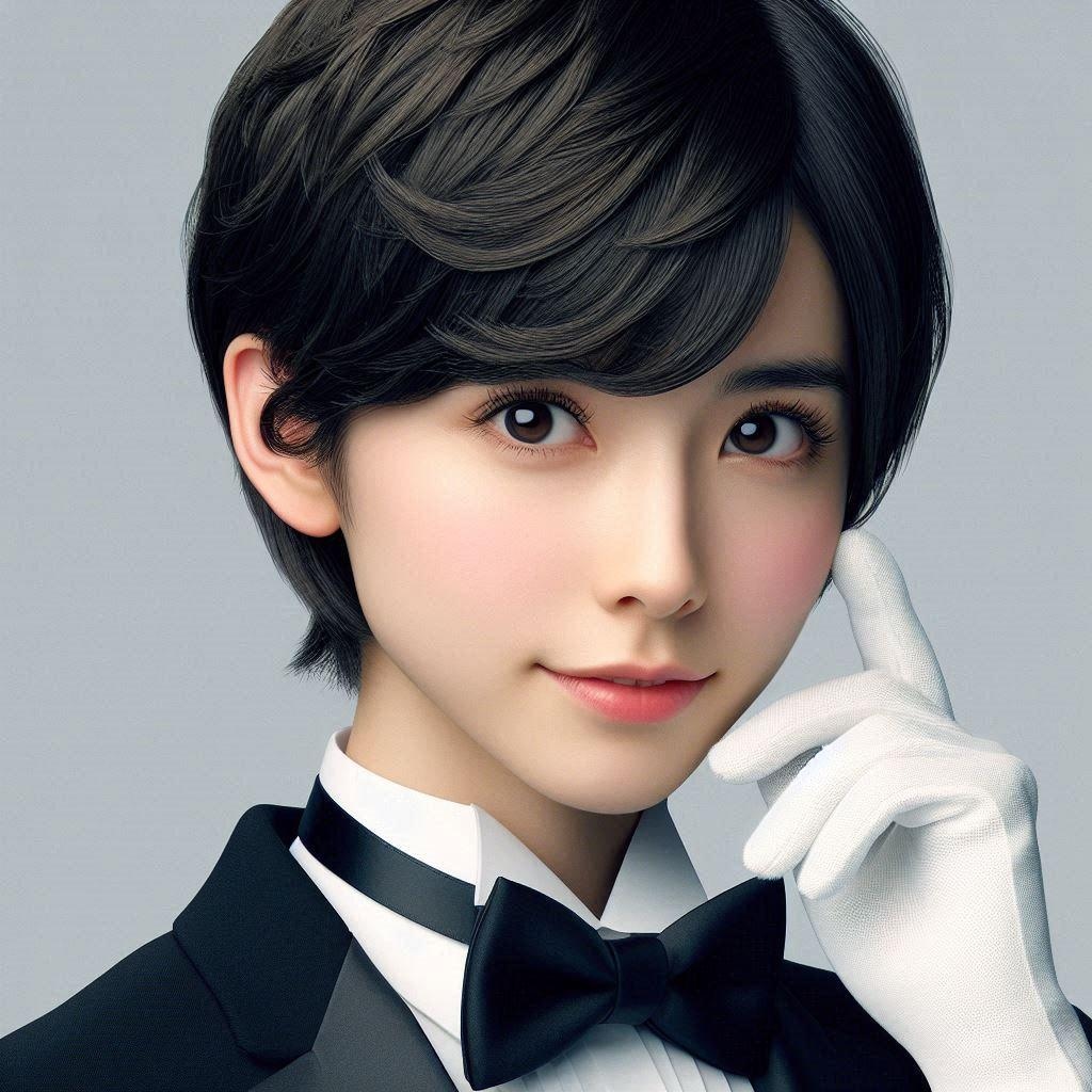 執事ちゃんのショートカット