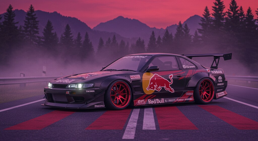 レッドブルシルビアのドリ車