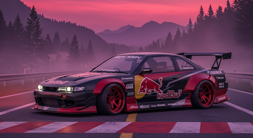 レッドブルシルビアのドリ車