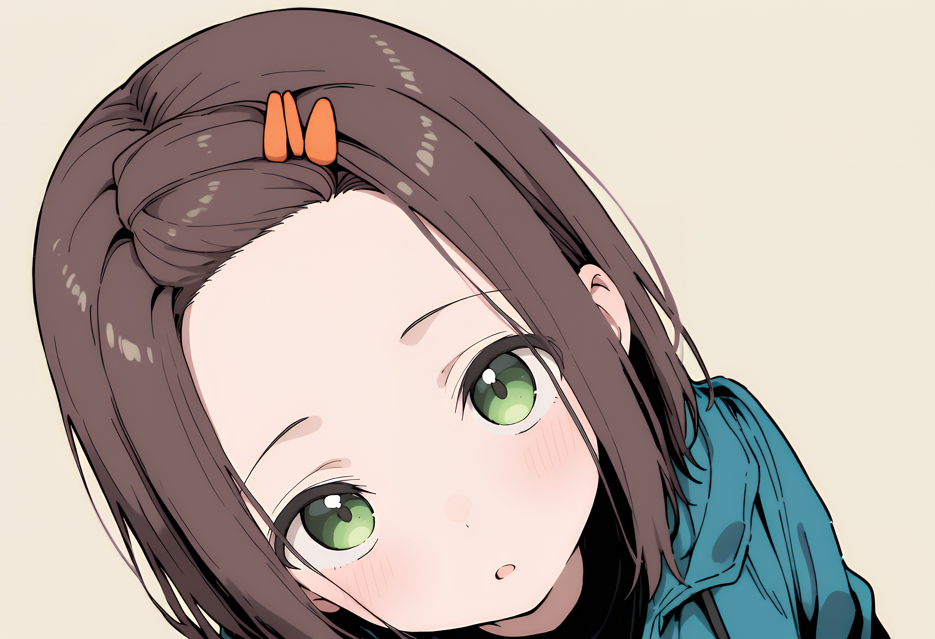 おでこ女子