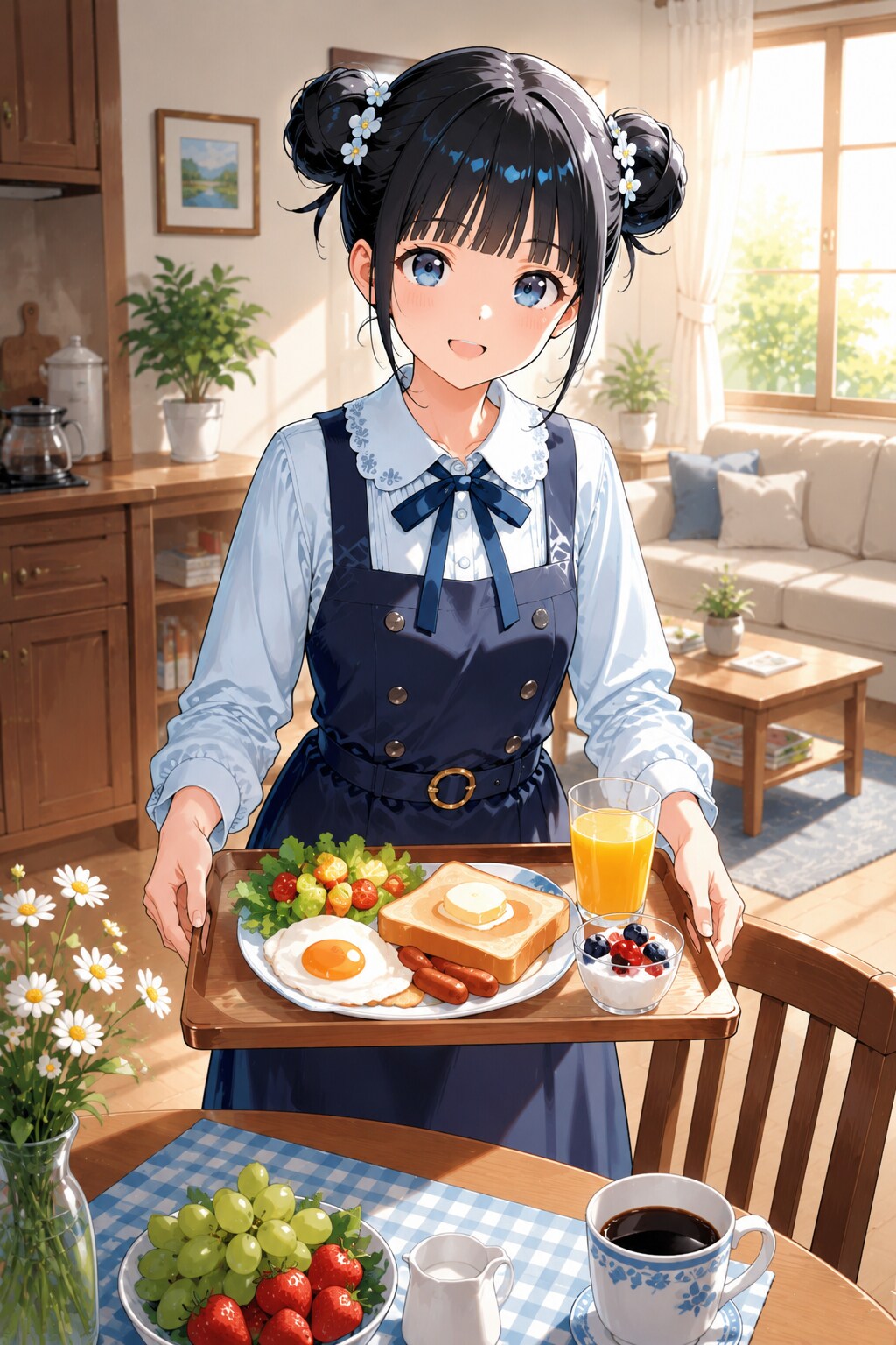 おだんごちゃん🍡✨と朝ごはん🍚✨　7/21