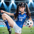 死神ちゃん　サッカー 9枚目