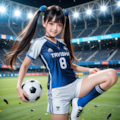 死神ちゃん　サッカー 6枚目